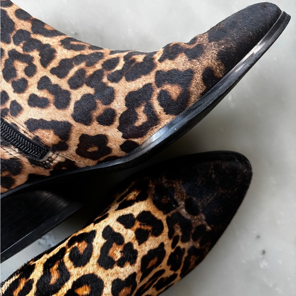 Sarto by Franco Sarto Shellson Leopard Print actual Calf skin size 9.5 - Picture 4 of 13
